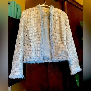 Cute Ruffle Lined Blazer